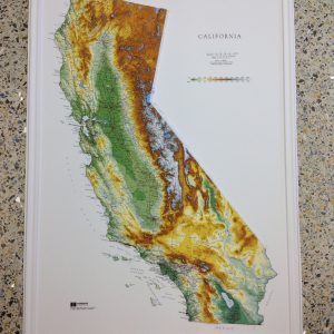 Relief Map of California